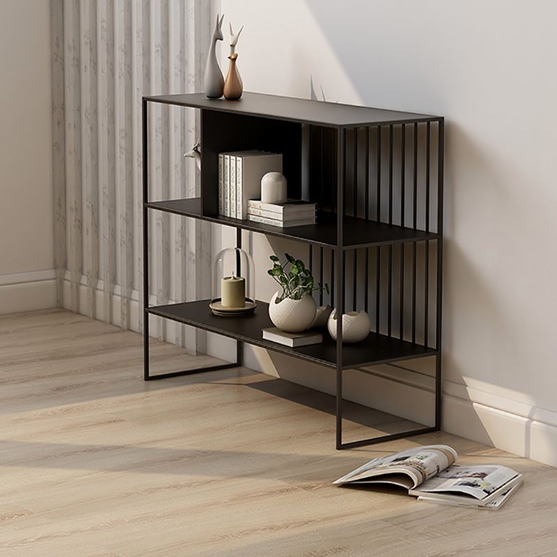 Urban Metal Shelf Bookcase Double Shelving Open Back Book Shelf