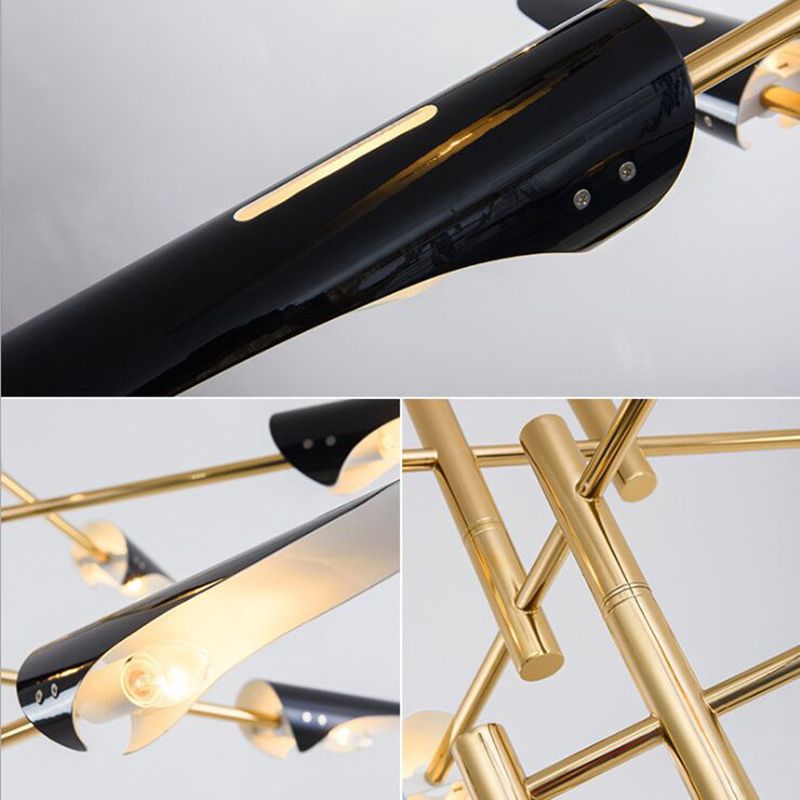 Shaded Living Room Ceiling Pendant Light Metal Simplicity Pendant Lighting Fixture