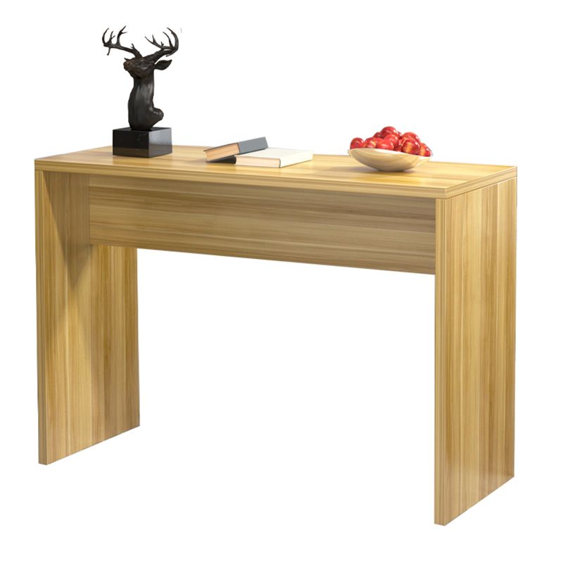 Contemporary Rectangle Double Pedestal Bar Table for Kitchen Dining Room