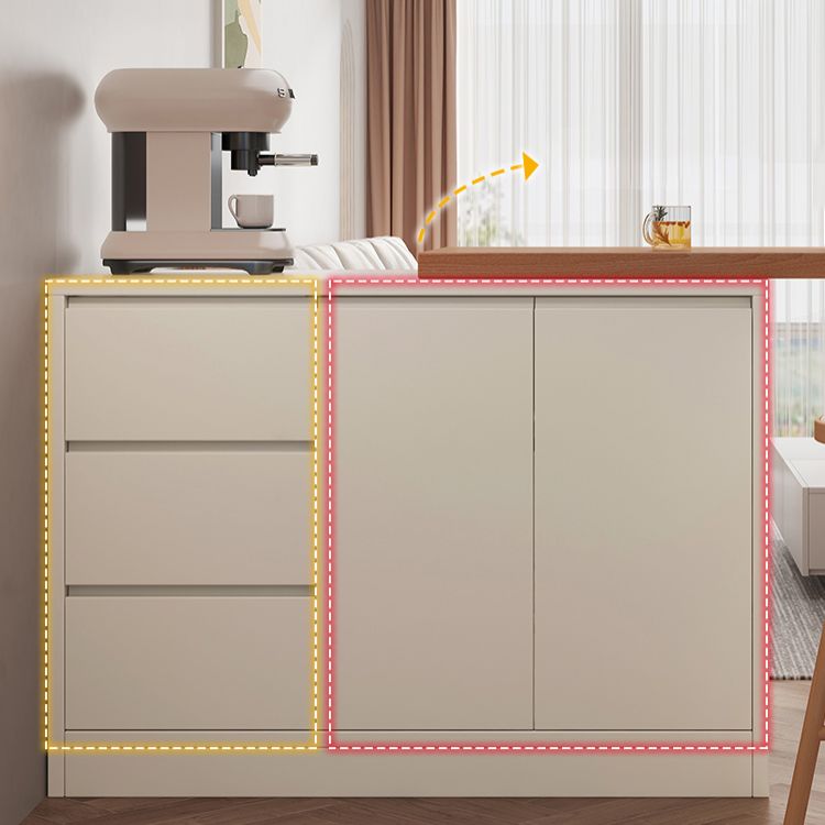 Modern Rectangle Wood Counter Table 2 Pieces Bar Table Set for Living Room