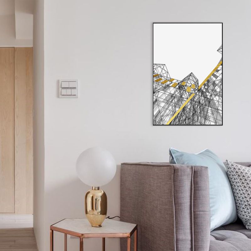 Soft Color Modern Style Canvas High-Rise Art for Dining Room, Multiple Sizes Options