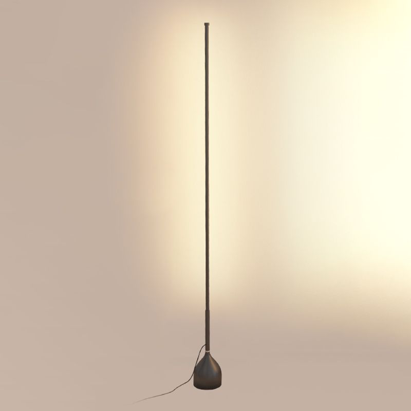 Moderne Bodenleuchte Form LED -Bodenboden Lampe mit Kieselgel Schatten für Schlafzimmer