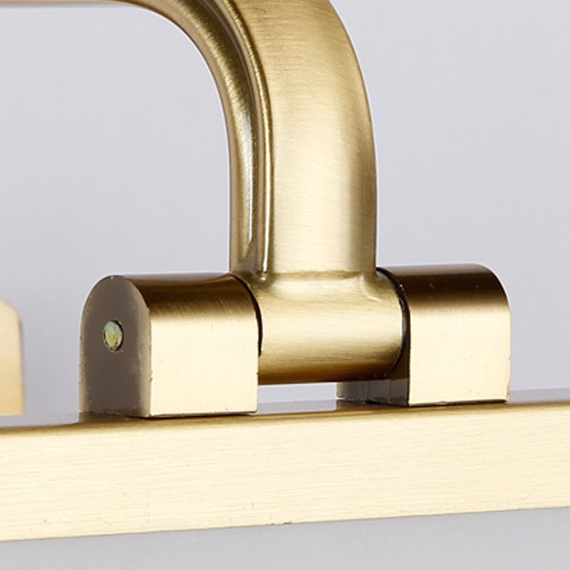 Moderne stijl lineaire wand gemonteerde lampen metalen 1-licht LED ijdelheid lichtbalk