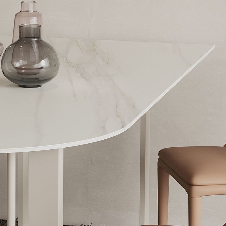 Simplicity Style Dining Table White Dinner Table for Home Kitchen Dinner