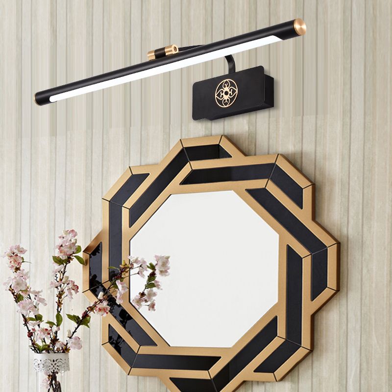 Moderne minimalistische stijl buizen muur gemonteerd ijdelheid lichten metaal 1 licht ijdelheid verlichting ideeën voor badkamer