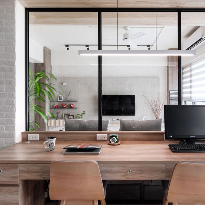 Simpuco Nordic Modern LED LED LED Isola sospesa Light per ufficio sala da pranzo