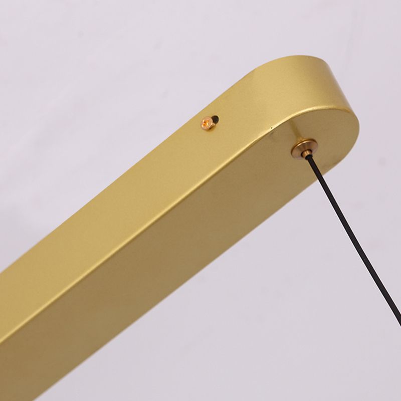 Nuovo lampada lampadario a sospensione moderno di metallo a sospensione per la luce lineare per la stanza di dinging