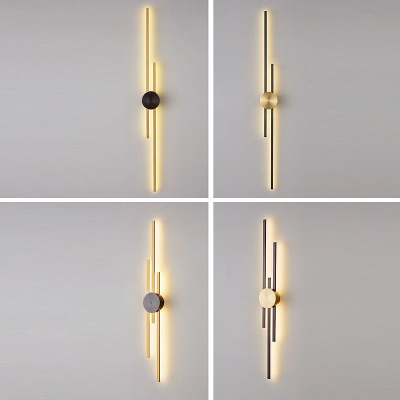 Multi Lights Metal Flush Mount Wall Sconce Modern Sconce Light Fixture for Living Room