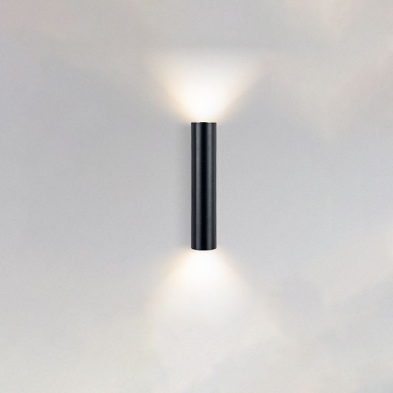Modern Creative Wall Lamp Aluminium Cylindrical Wall Sconce for Living Room