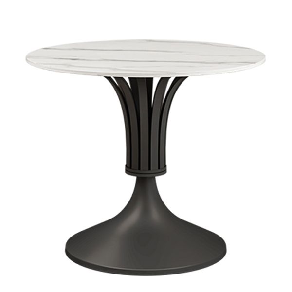 Modern Round Dining Table Sintered Stone Table for Dining Room