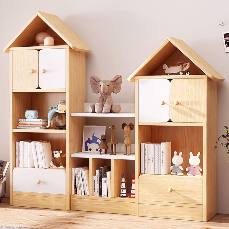 Modern & Contemporary Bookcase Closed Back Bookshelf for Study Room