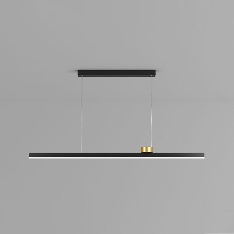 Dining Room LED Island Light Modern Style Kitchen Bar Rectangle Pendant Lamp