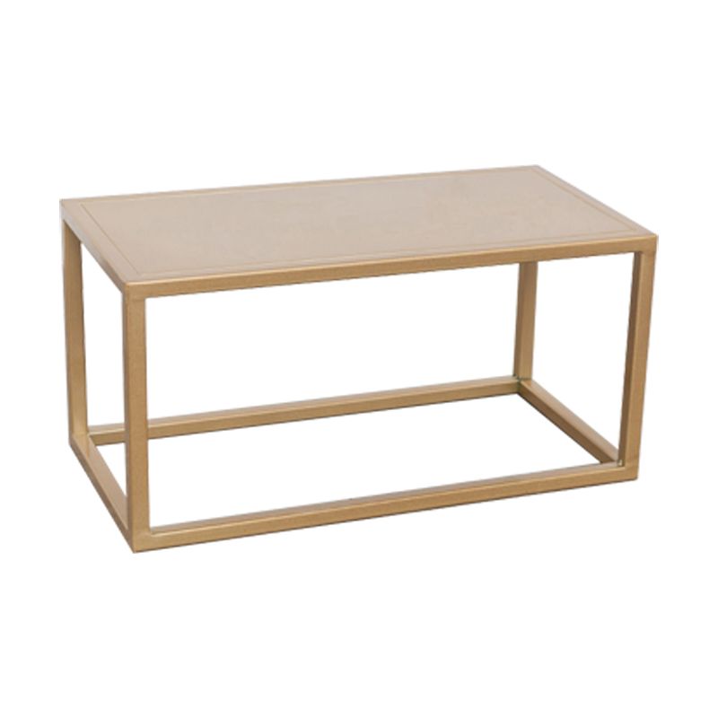 Mid-Century Metal End Slide Table Minimalist Frame Sofa Corner Table