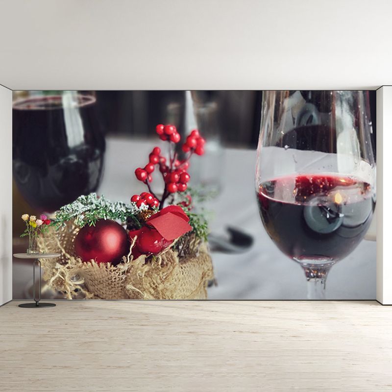 Alcoholic Drink Mildew Resistant Wallpaper Photography Sleeping Room Wall Mural
