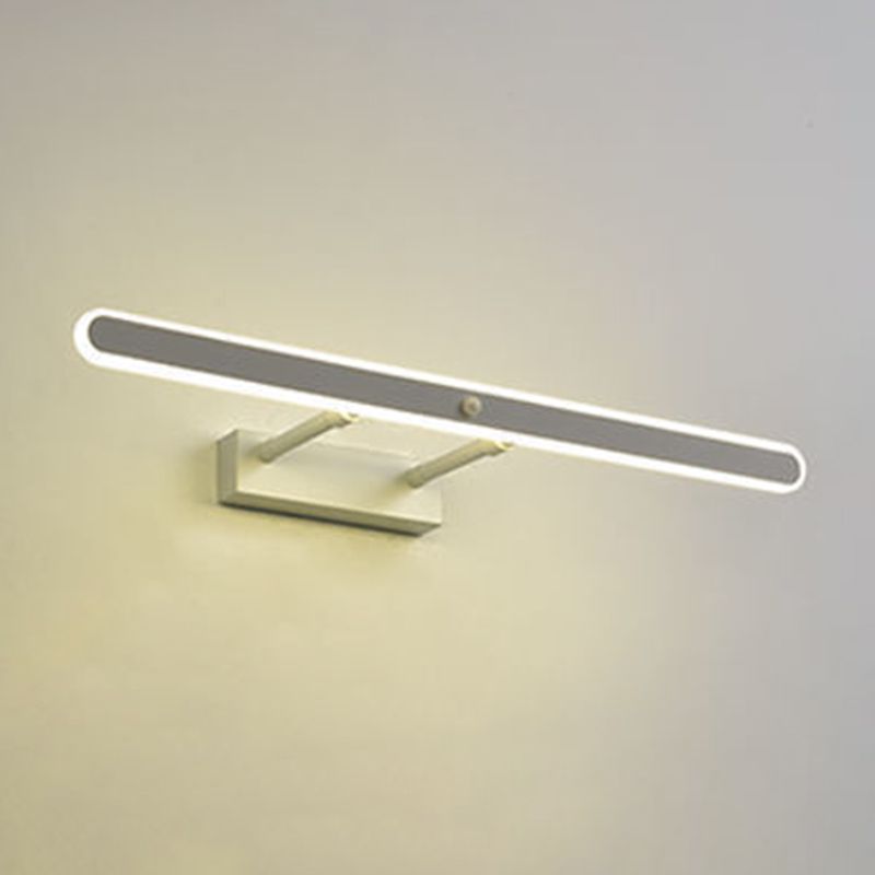 Modern Style Rectangular Vanity Wall Lights Metal 1 Light Vanity Mirror Lights