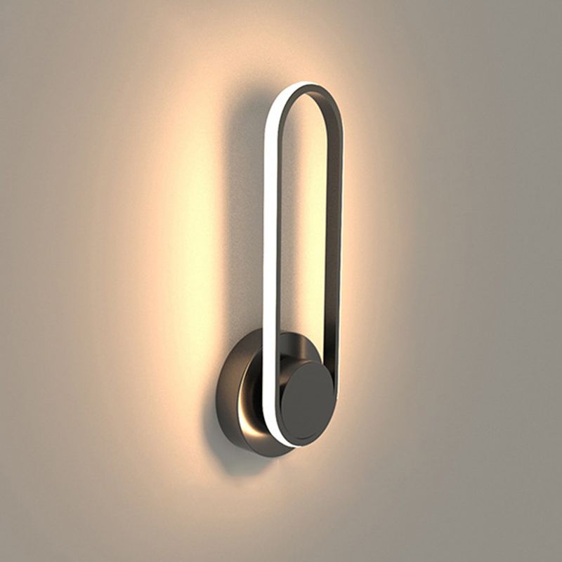 Rotatable 1 leichte ovale Wandleuchten moderner minimalistischer Metallleuchten