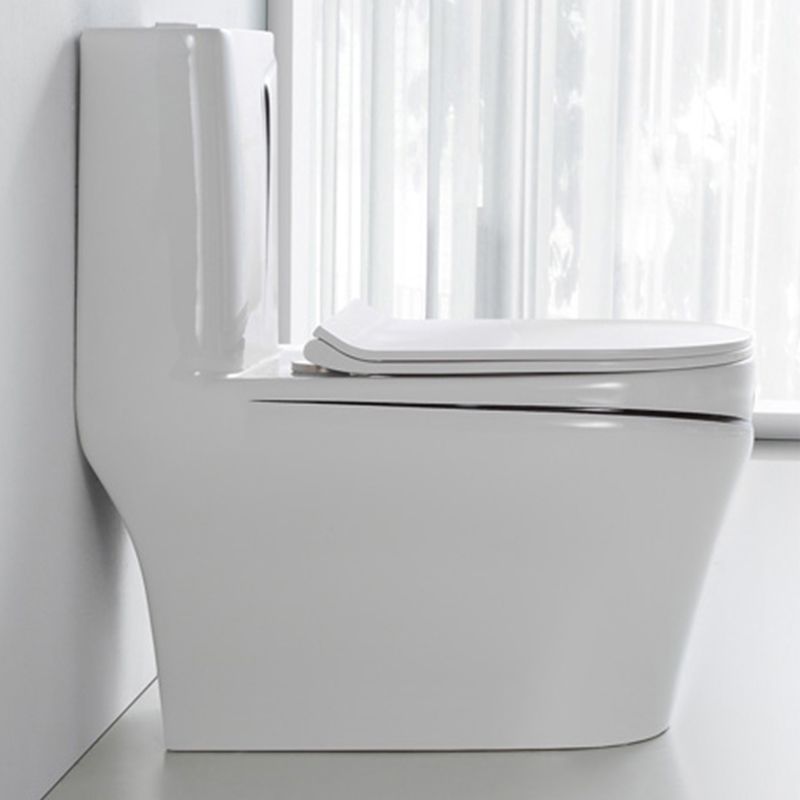 Traditional Gray Ceramic Flush Toilet Floor Mounted Urine Toilet for Washroom