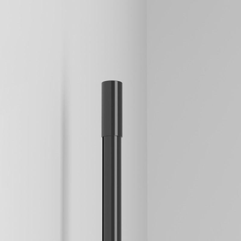 Control remoto RGB Luz de la plataforma Moderna Moderna larga Lámpara de pared LED decorativa de ambiente en negro