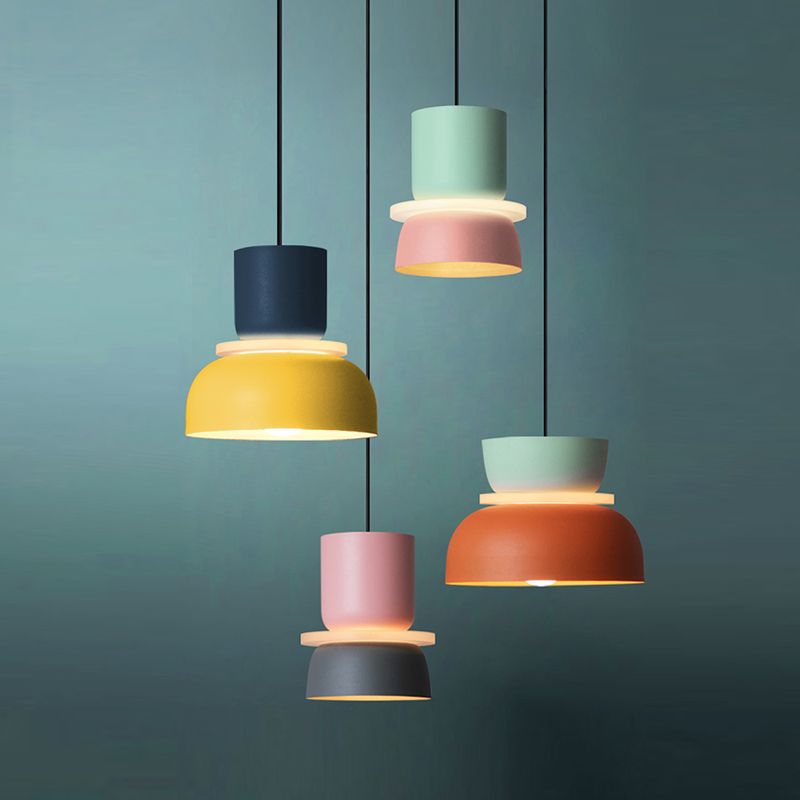 Macaron Bloblocking Spender Lamp Metal 1 Sospensione Luce Light per soggiorno