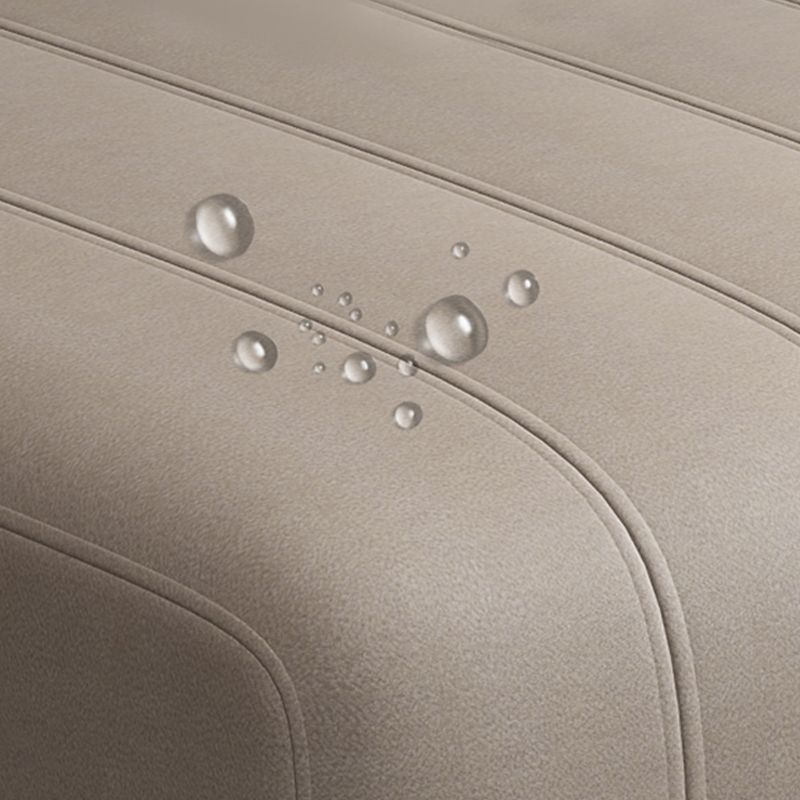 BEIGE MODERNA MODERNA FORNI IN FATTO SETTO SETTO/NEZIONALE CON CUSCIONI DI SCENDE