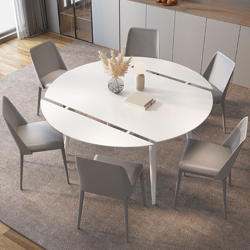 Sintered Stone Dining Table Modern Round Dining Table for Kitchen