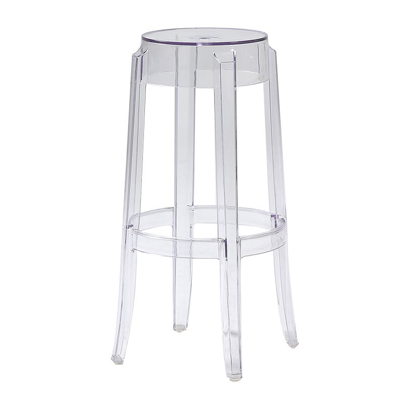 Contemporary Stackable Counter Stools Armless Indoor Bar Stool
