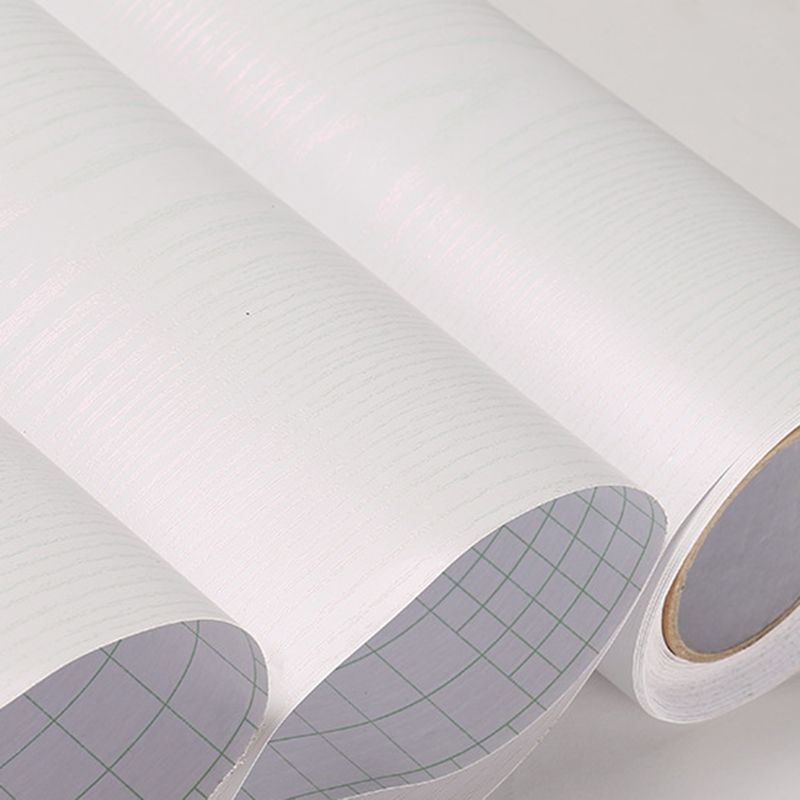 Faux Wood Wallpaper Roll Peel and Paste Industrial Living Room Wall Decor, 6.5 sq-ft