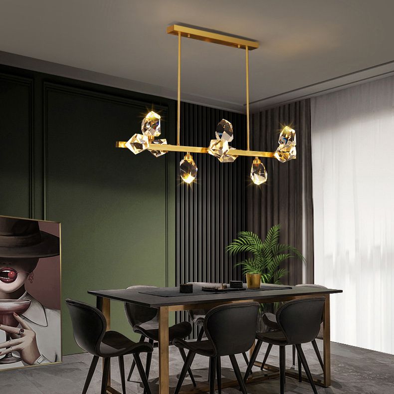 Diamond Over Island Lighting Crystal Modern Simplicity Isole Hanging Lights for Restaurant