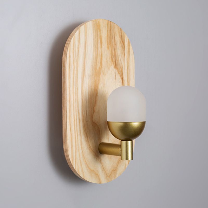 Modern Wall Light Sconces Wood 1 Light Wall Lighting Fixtures for Dining Room