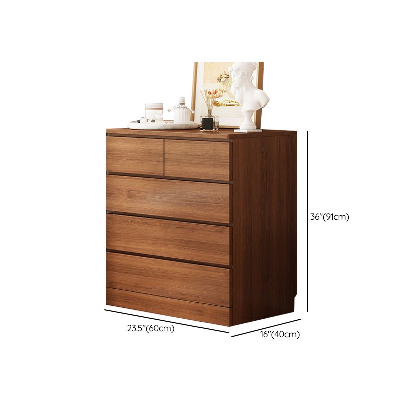 Mid Century Modern Accent Chest  Rectangle Chest with Drawers