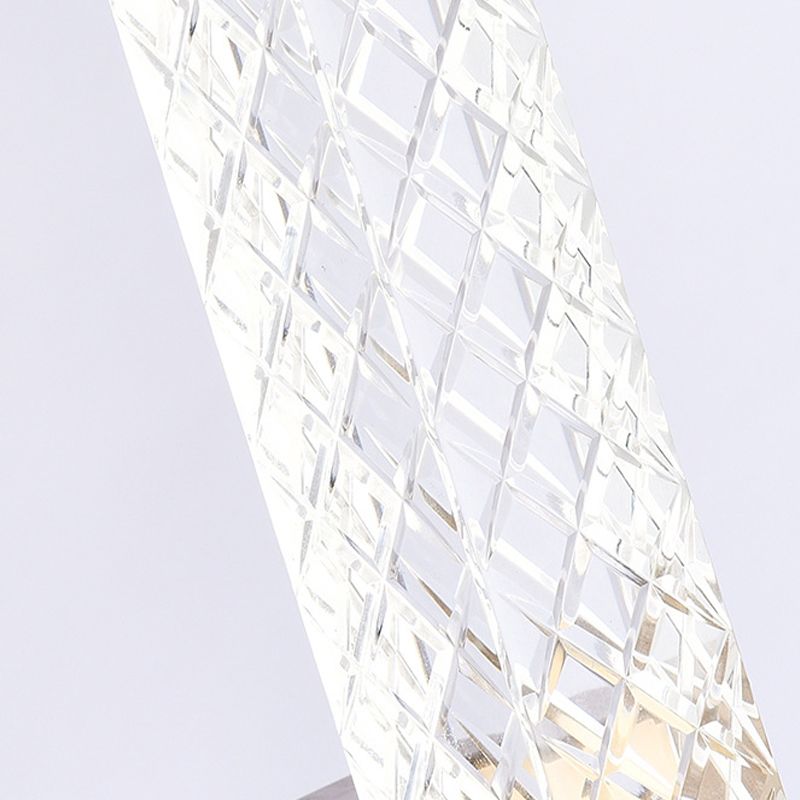 Linearer Schatten mehrlächer Wandleuchten Moderner Kristallwandmontageleuchte in Gold