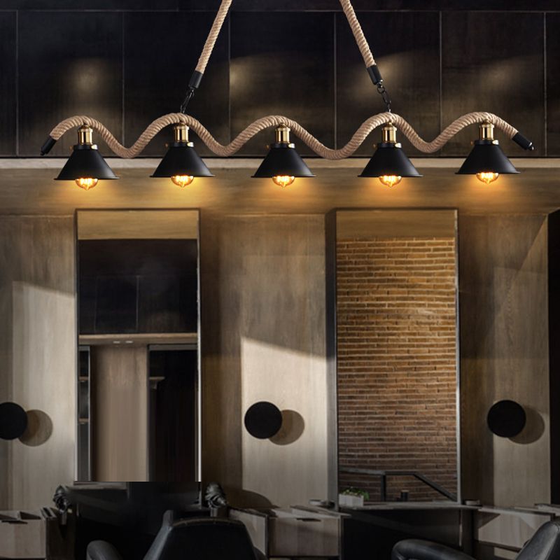 Industrial Style Island Light Simple Pendant Lighting Fixture for Dining Room