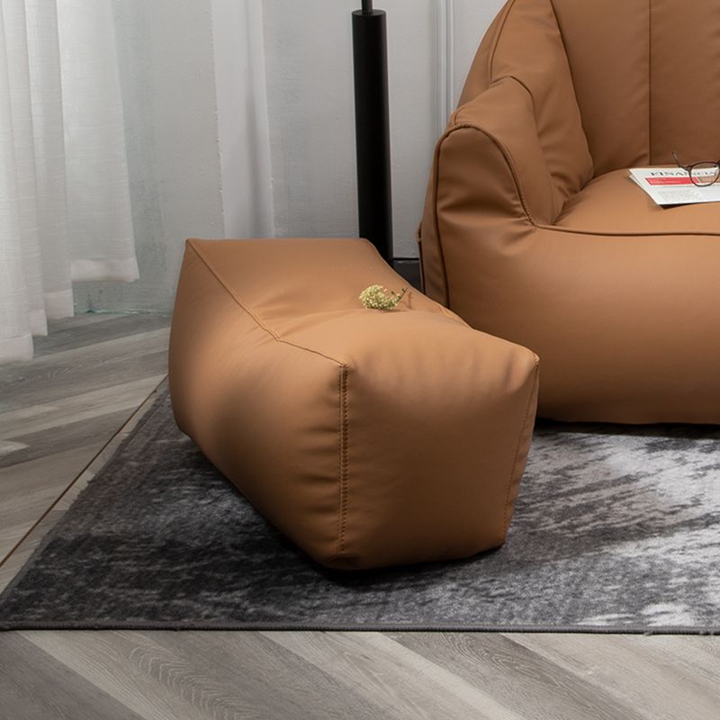 Sofá de almohada de almohada de cuero de piel sintética contemporánea Sofá de almohada cosida para apartamento para apartamento