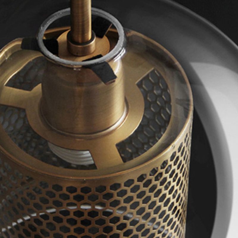 Glass Hanging Pendant Light Minimalist Dining Room Ceiling Hanging Light