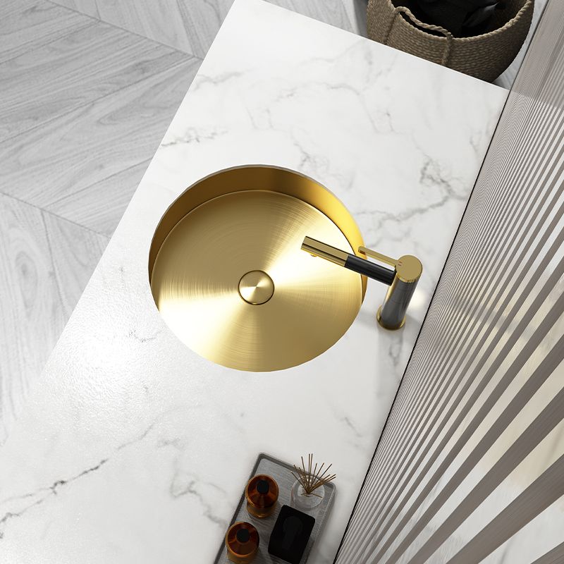 Round Bathroom Sink Modern Undermount Bathroom Sink with Faucet