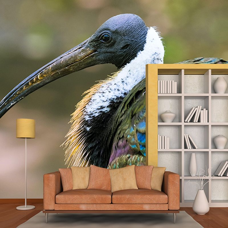 Wild Animal Contemporary Style Mural Mildew Resistant Bedroom Wall Art