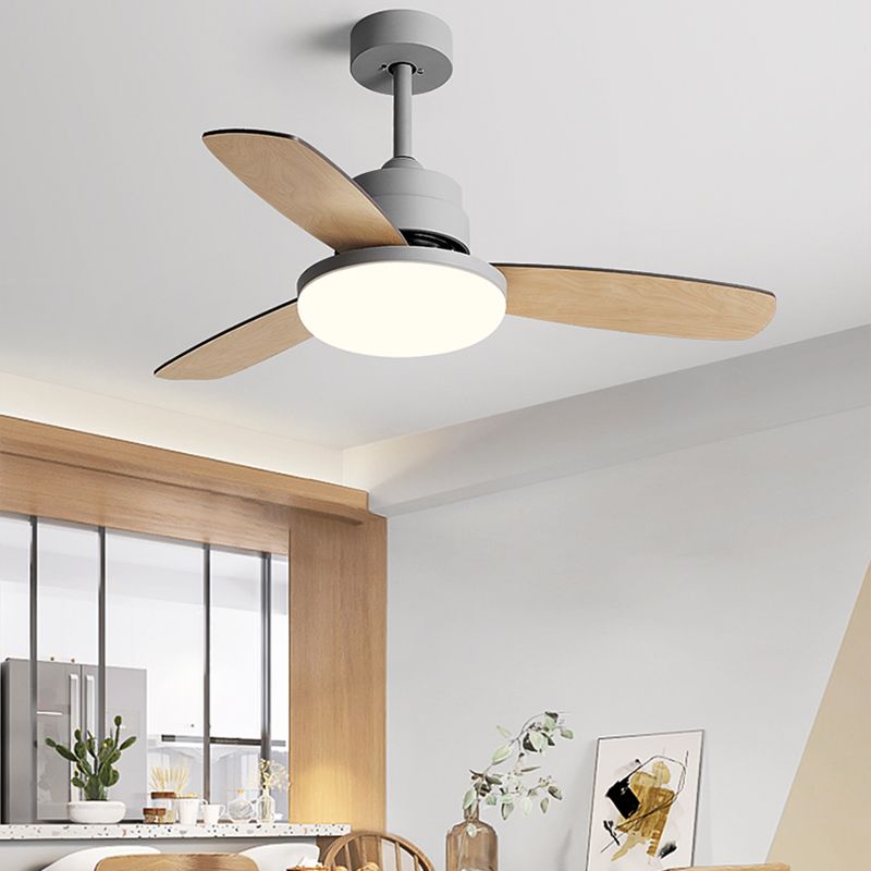 Unique Shape Ceiling Fan Lighting Kids Style Metal Single Light Ceiling Fan Lamp