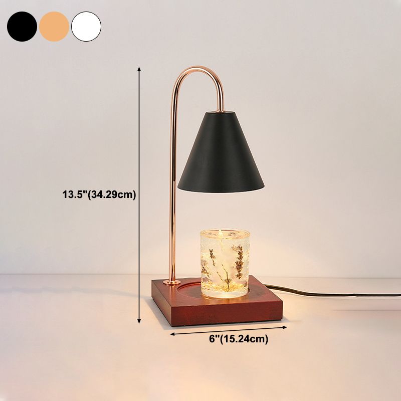 Geometrische Metalltischlampe moderne 1 Lichttischleuchte (Dekoration nicht enthalten)