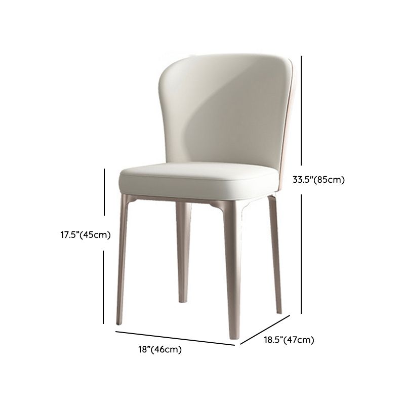 Glam Style Dinette Set for Dining Room 1/2/5/7 Pieces Glossy White Dining Table Set