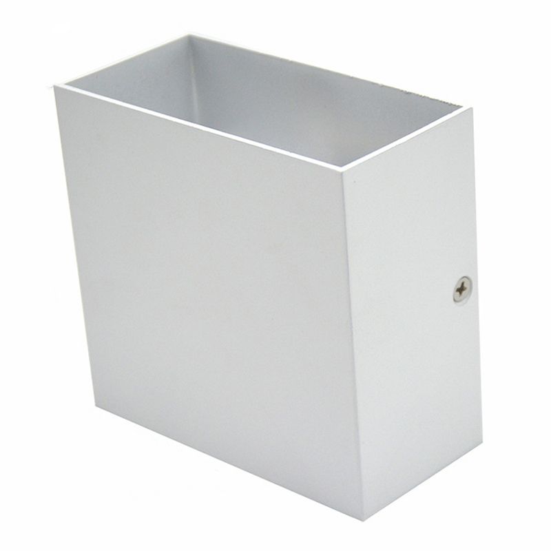 Metall quadratische Wandlampen zeitgenössische 1 leichte LED -Wandleuchte Leuchte