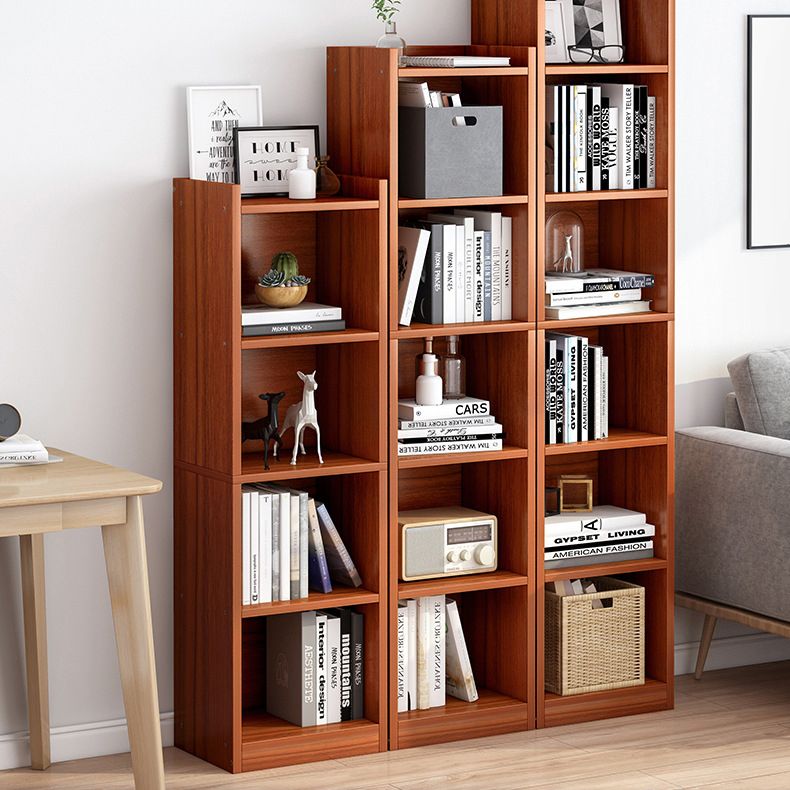 Wooden Bookcase Modern Home Living Room Study Corner Bookshelf
