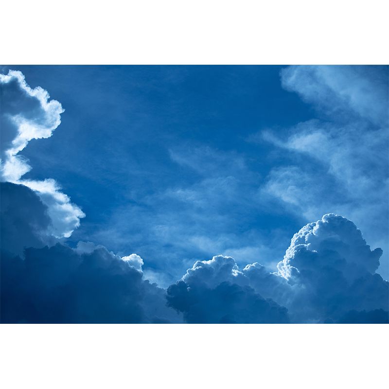 Sunset Contemporary Sky Mural Mildew Resistant Wallpaper for Wall Decor