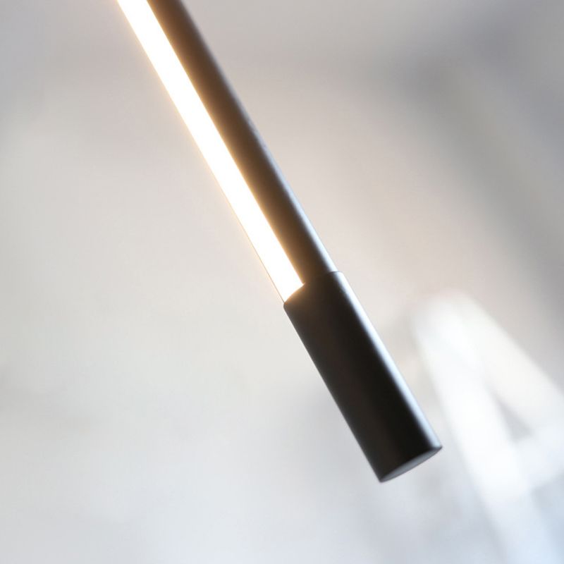 Moderne runde Röhre 12W LED -Anhänger leichte lange Linienlampen für Schlafzimmer Esszimmer