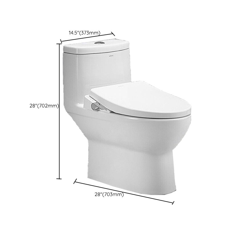 Floor Mounted Porcelain Urine Toilet Traditional Siphon Jet Toilet