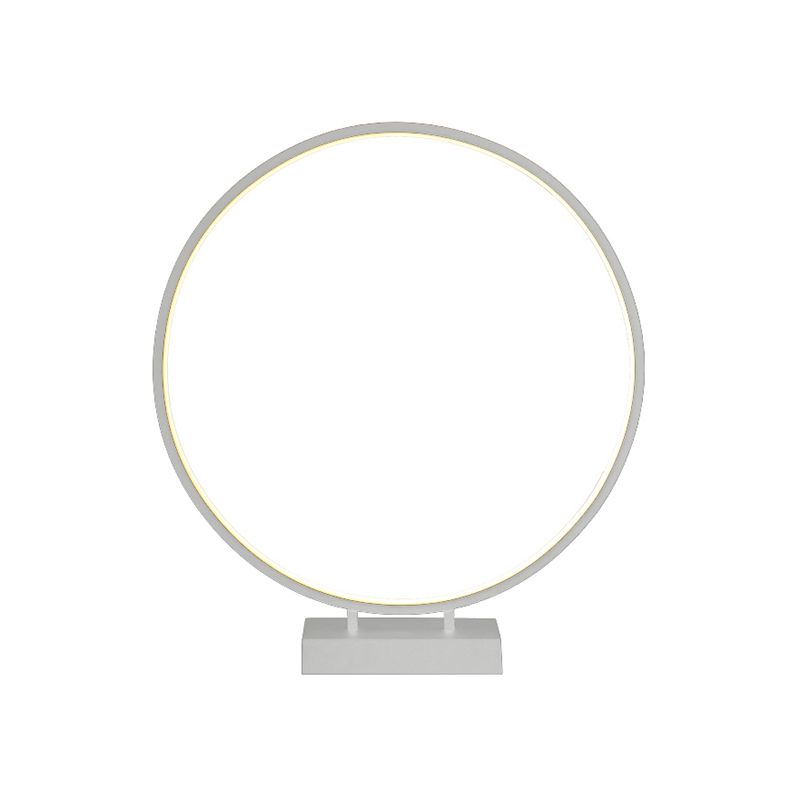 10 "/12"/16 "Diamatura Diamatura Dank Simplicity LED acrilico a LED singola Light Black/White Table Light in luce calda/bianca