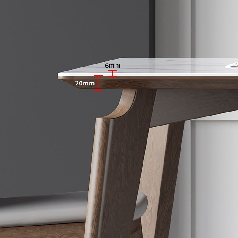 Modern Style Solid Wood Dining Set 1/2/4/5/7 Pieces Dining Set for Dining Areas