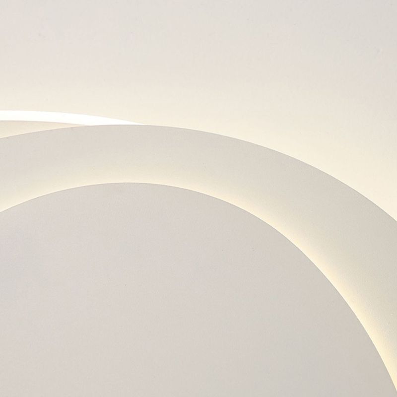 White LED Flush Mount Lighting Modernism Ceiling Light for Foyer