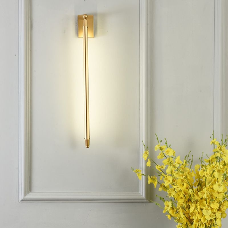 23.6" H Rotatable Long Strip LED Wall Sconce Contemporary Minimalism Style Lighting Fixture for Restaurant Cafe Shop