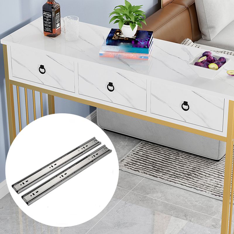 Glam Style Wood Rectangle Bar Height Pub Table for Living Room