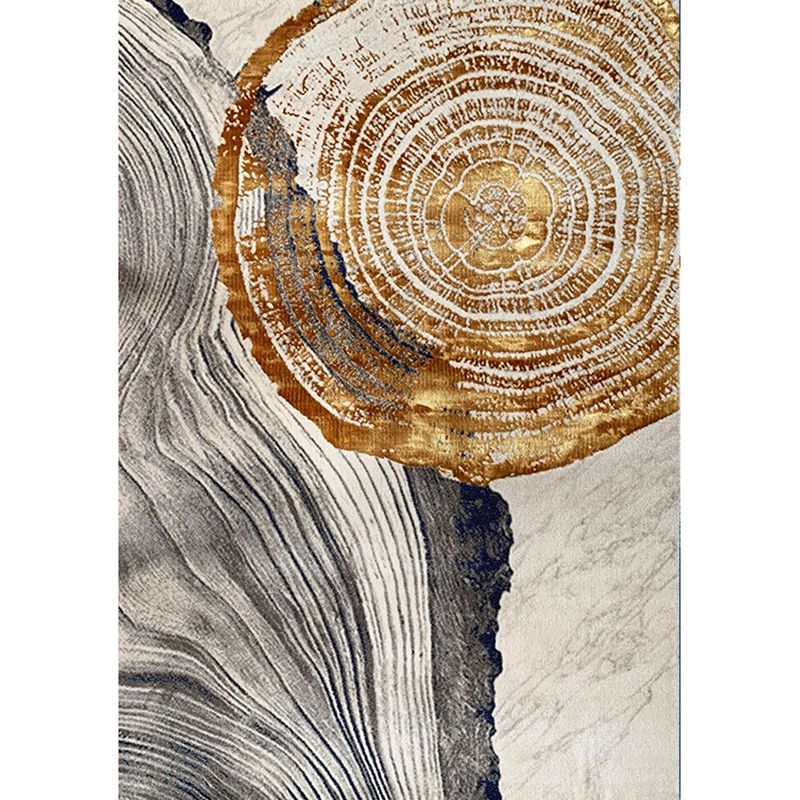 Multi Colored Calming Rug Polypropylene Abstract Pattern Indoor Rug Easy Care Stain-Resistant Carpet for Living Room